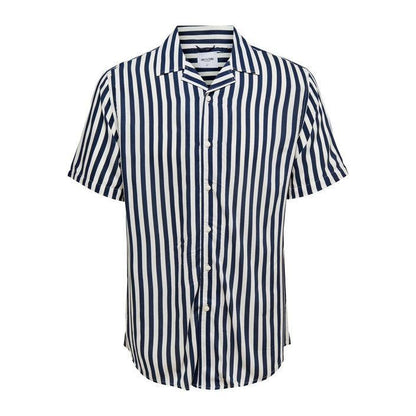 Striped Men Shirt - Shirt - Guocali