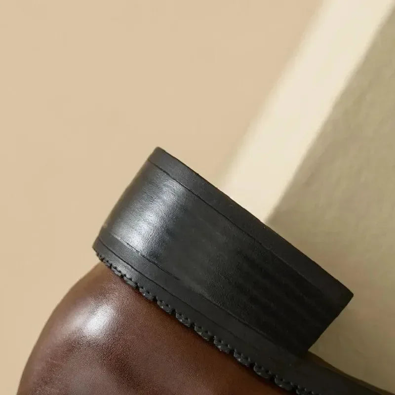 Stylish Low-Heeled Women Loafers -Guocali