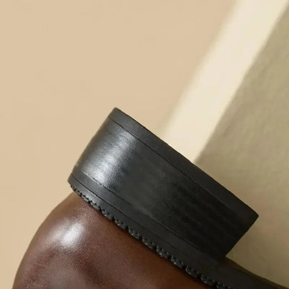 Stylish Low-Heeled Women Loafers -Guocali