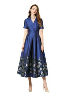 Summer Jacquard Luxury Maxi Dress -Guocali