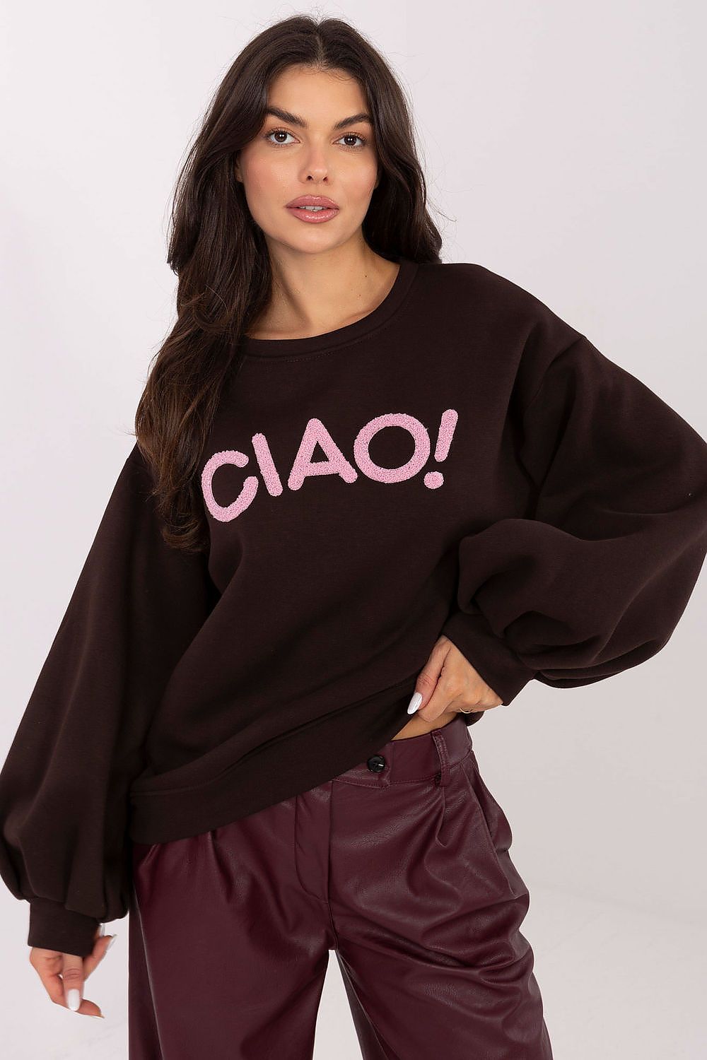 Women's Sweatshirt - Crew-neck With Regular Fit
