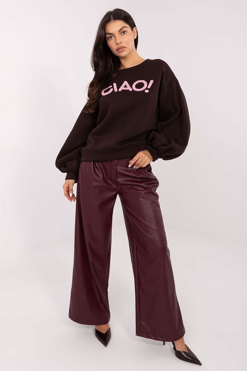 Women's Sweatshirt - Crew-neck With Regular Fit