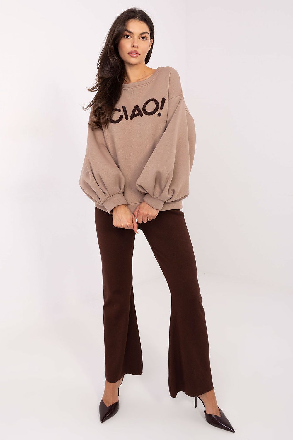 Women's Sweatshirt - Crew-neck With Regular Fit