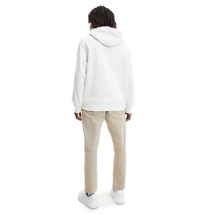 Sweatshirt - Plain Calvin Klein Jeans Men Sweatshirt - White - Sweatshirts - Guocali