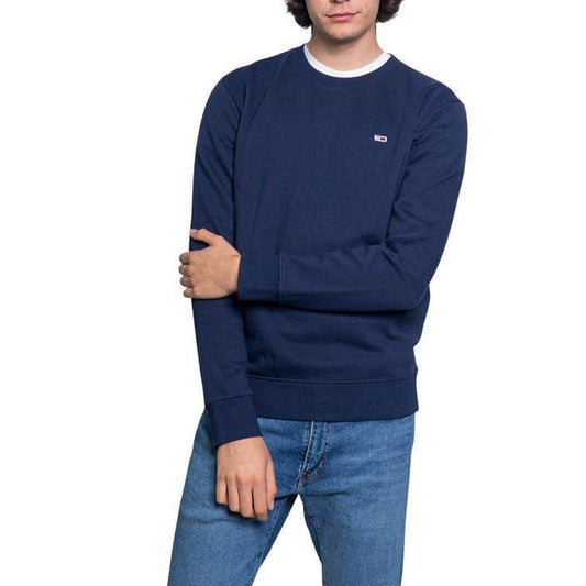 Sweatshirt - Plain Tommy Hilfiger Men Sweatshirt - Blue - Sweatshirts - Guocali