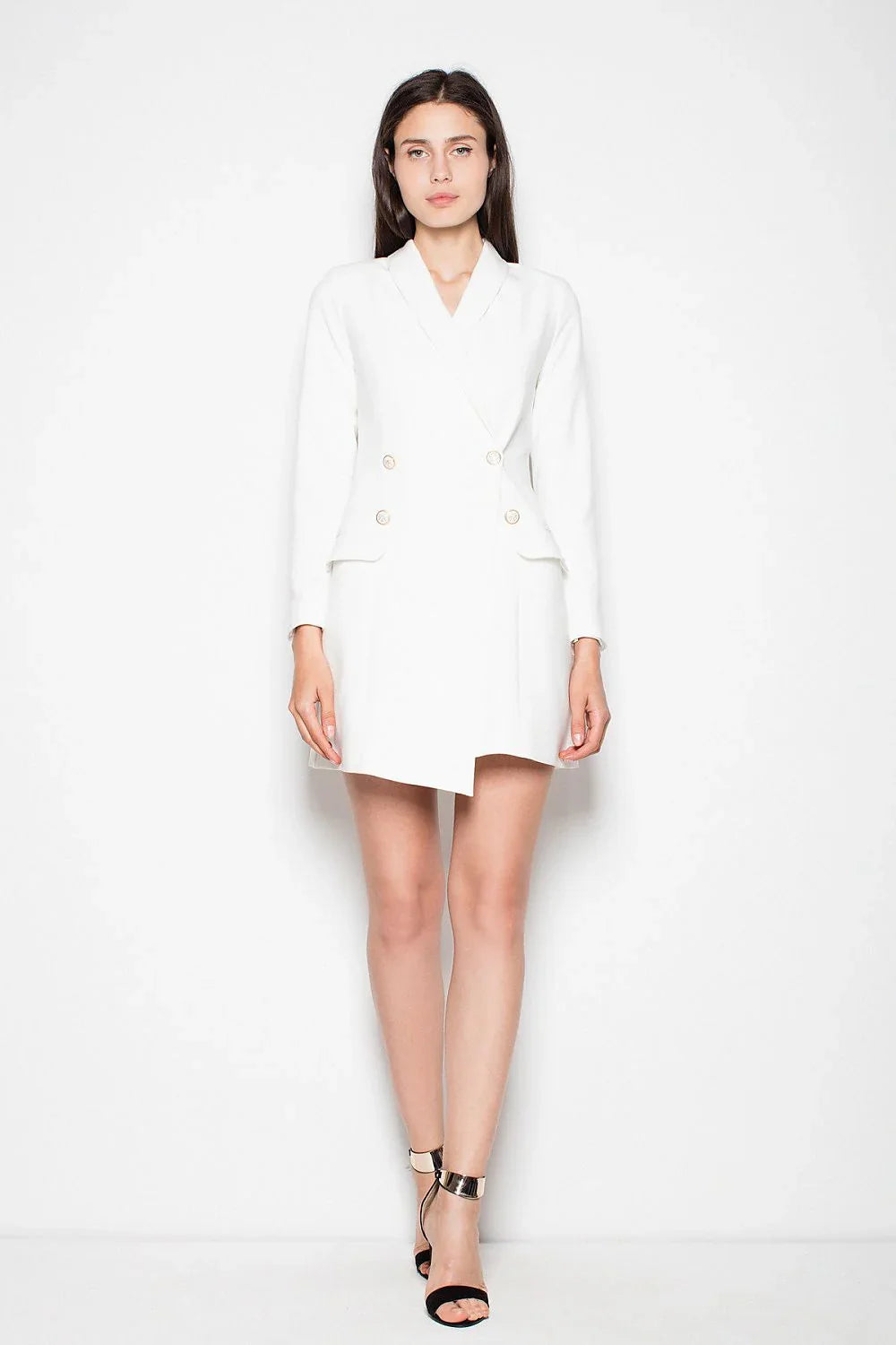 Tailored Jacket Dress Elegant Office Formal Wear-Day Dress-GUOCALI