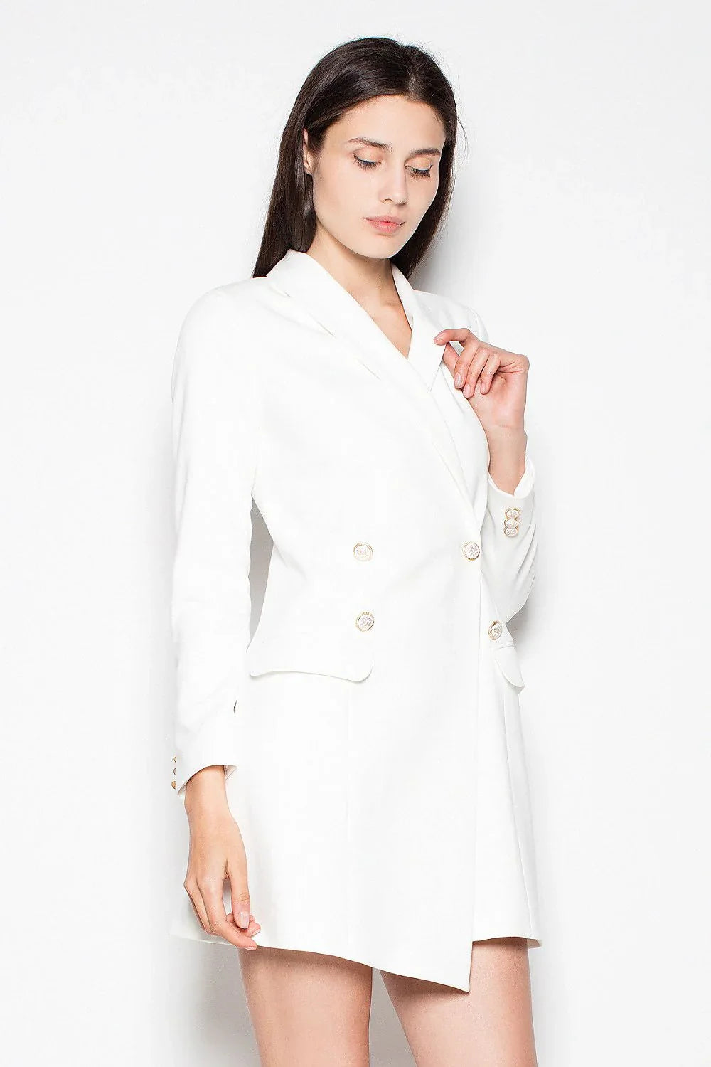 Tailored Jacket Dress Elegant Office Formal Wear-Day Dress-GUOCALI
