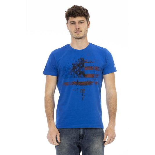 Trussardi Action Men T-shirts - Navy Blue Brand T-shirts - T-Shirt - Guocali