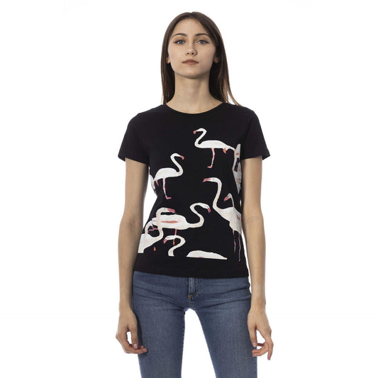 Trussardi Action Women T-Shirts - Black Brand T-shirts - T-Shirt - Guocali