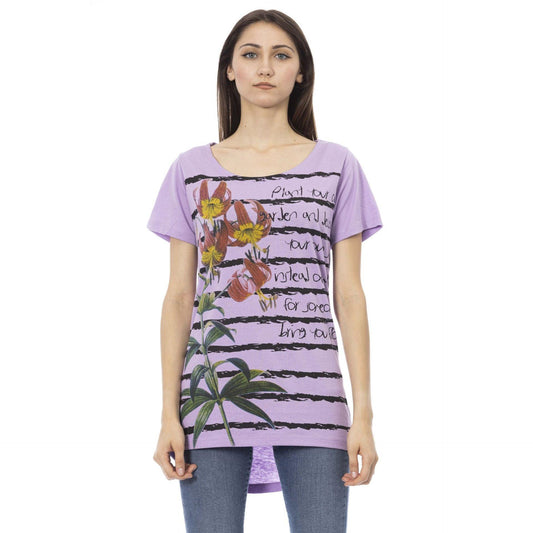 Trussardi Action Women T-Shirts - Violet Brand T-shirts - T-Shirt - Guocali