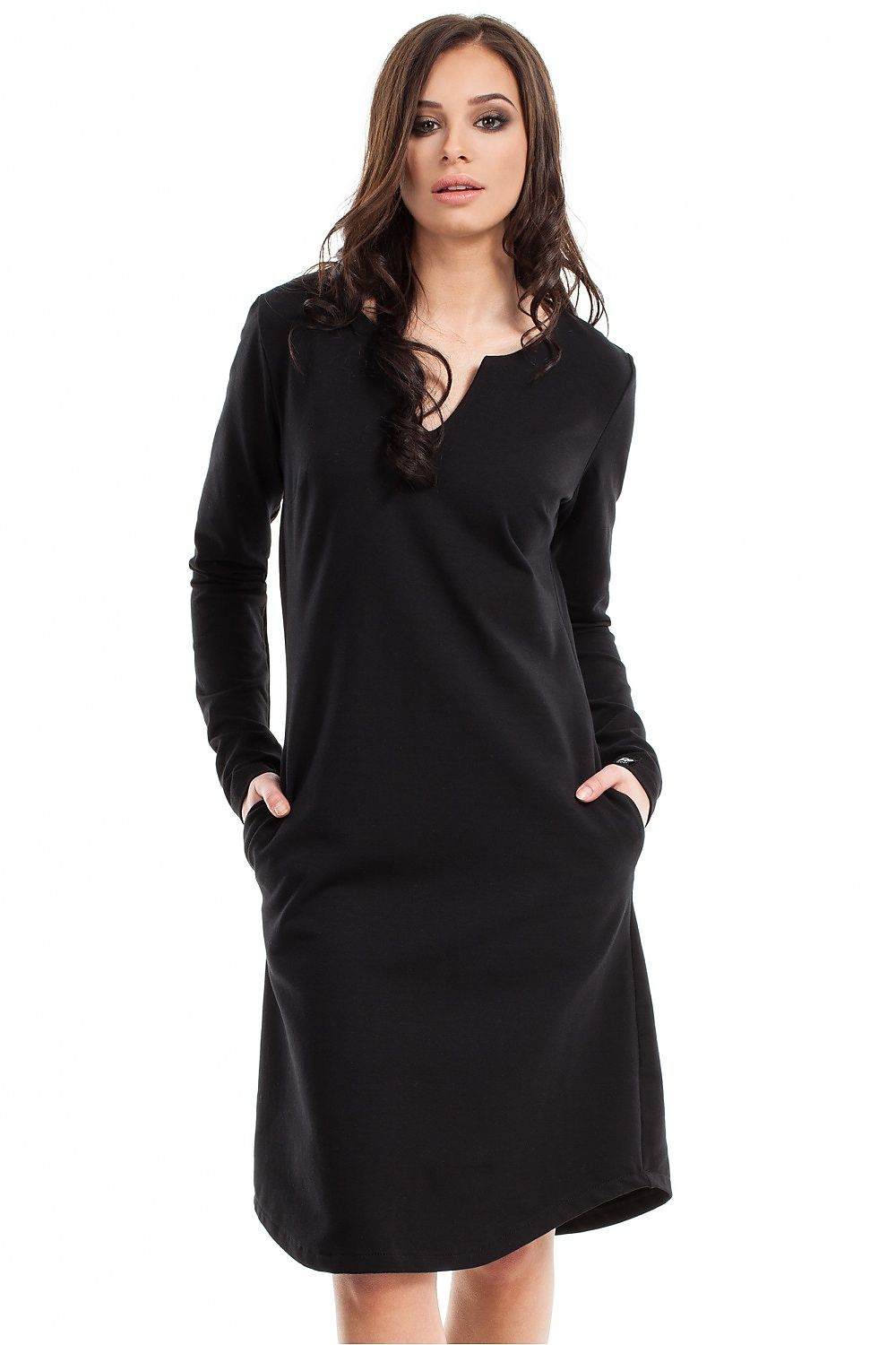 V Neck A Line Day Dress Casual Style-Day Dress-GUOCALI