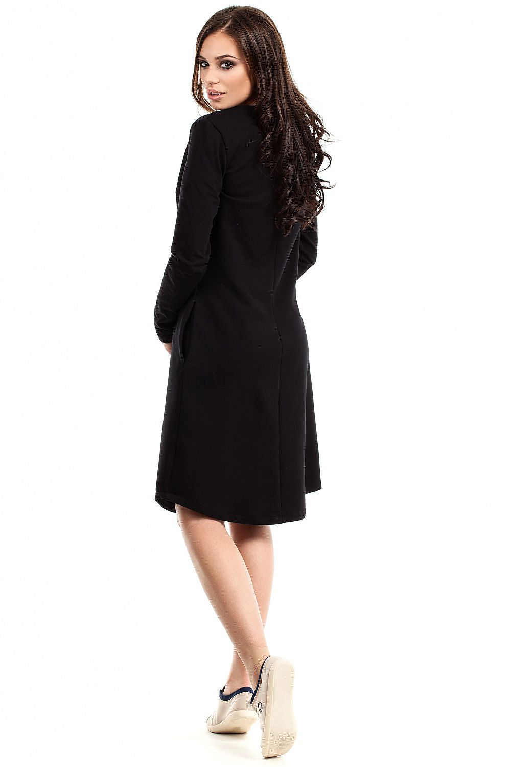 V Neck A Line Day Dress Casual Style-Day Dress-GUOCALI
