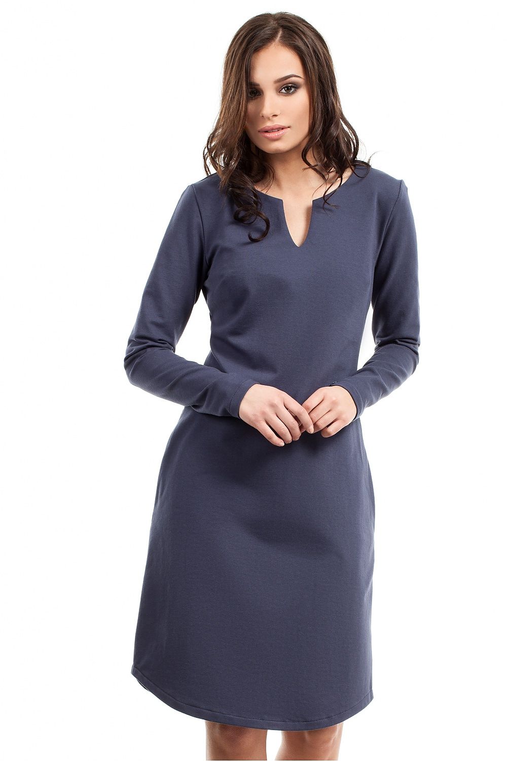 V Neck A Line Day Dress Casual Style-Day Dress-GUOCALI
