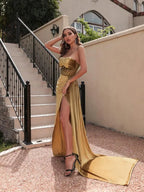 Velvet Tube Top Hollow Party Dress