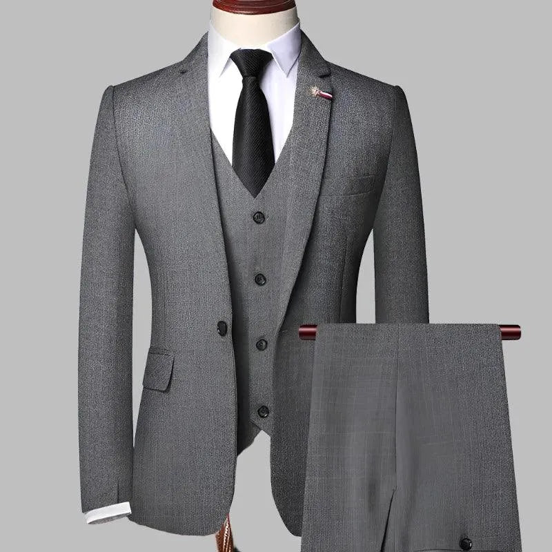 Vintage, Professional Men’s Suit - Plaid Single-Breasted