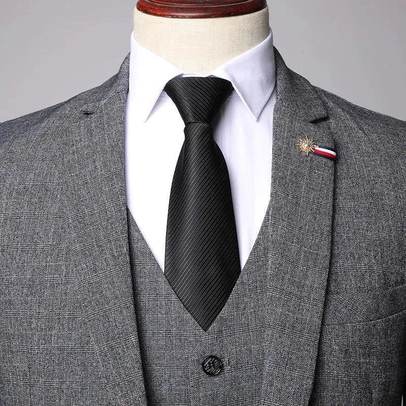 Vintage, Professional Men’s Suit - Plaid Single-Breasted