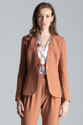 Women Suit Jacket - Lightweight - 1-Button Blazer