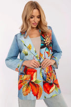 Women Blazer - Lightweight - 1-Button, Multicolor