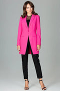 Women Blazer - Lightweight - Button - Pink -Guocali