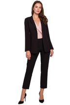 Women Suit Jacket - Stretchable - 1-Button Blazer
