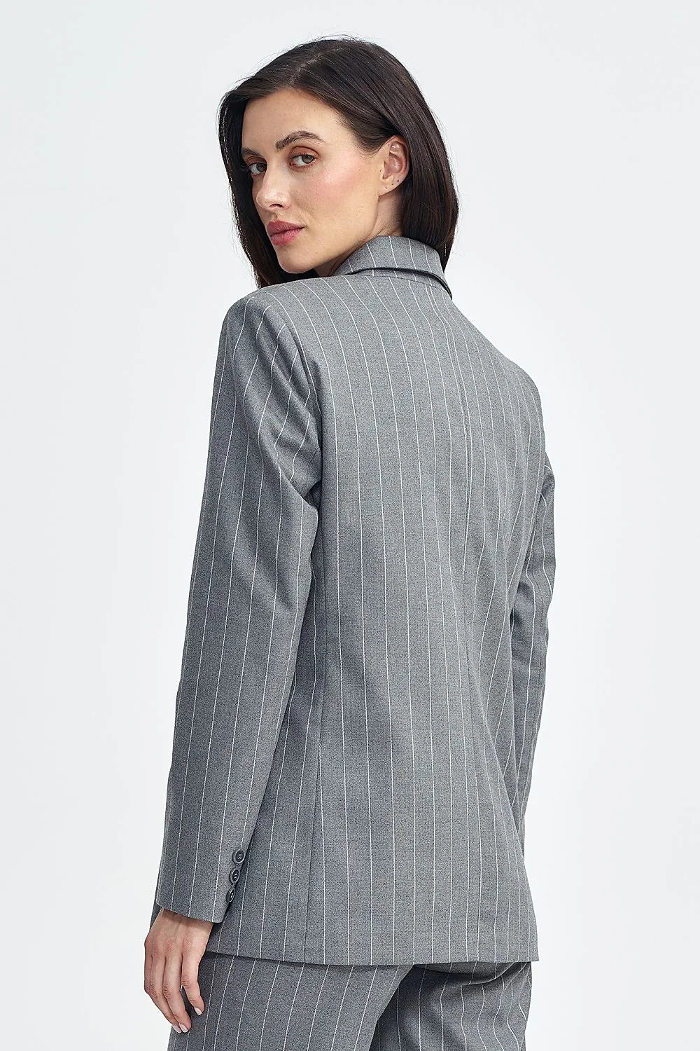 Women Suit Jacket - Stretchable - Double-Breasted