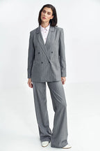 Women Suit Jacket - Stretchable - Double-Breasted