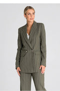 Women Suit Jacket - Stretchable - Double-Breasted