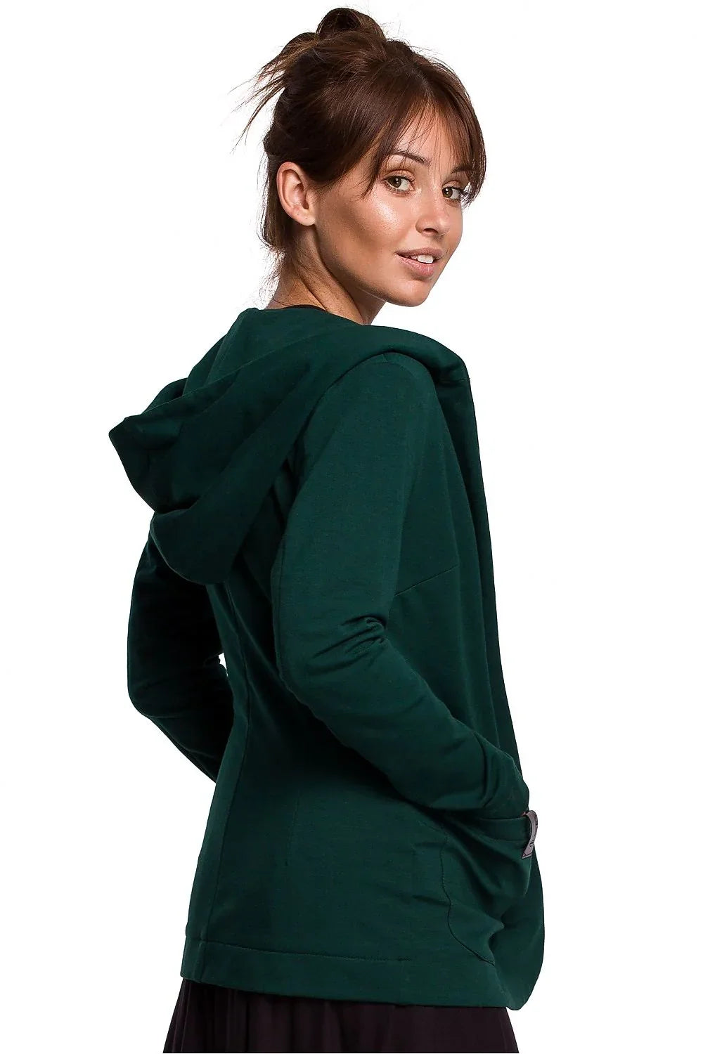 Women Blazer - Stretchable - Slip-On - Green -Guocali