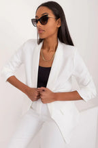 Women Suit Jacket - Wrinkle-Resistant - 1-Button Blazer