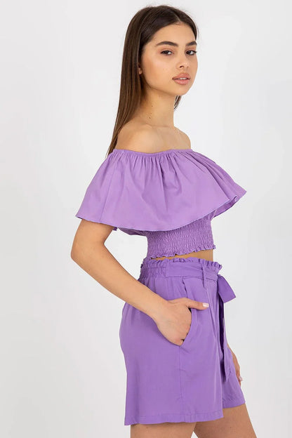 Women Blouse – Breathable – Sleeveless - Purple -Guocali