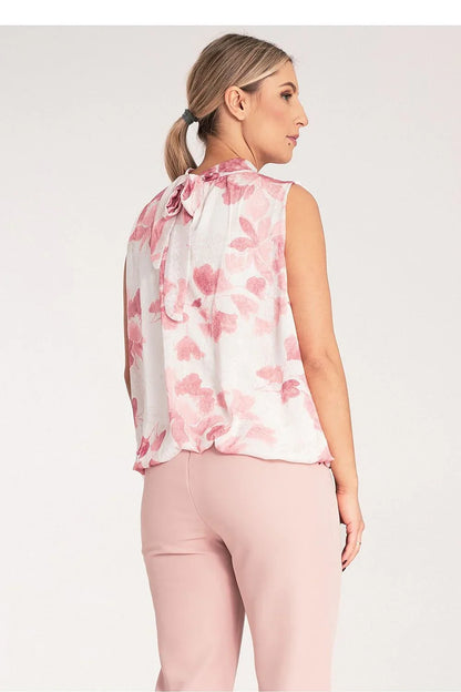 Women Blouse – Lightweight – Long Sleeve - Pink -Guocali