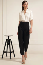 Women Blouse – Lightweight – Rolled-Up Sleeves