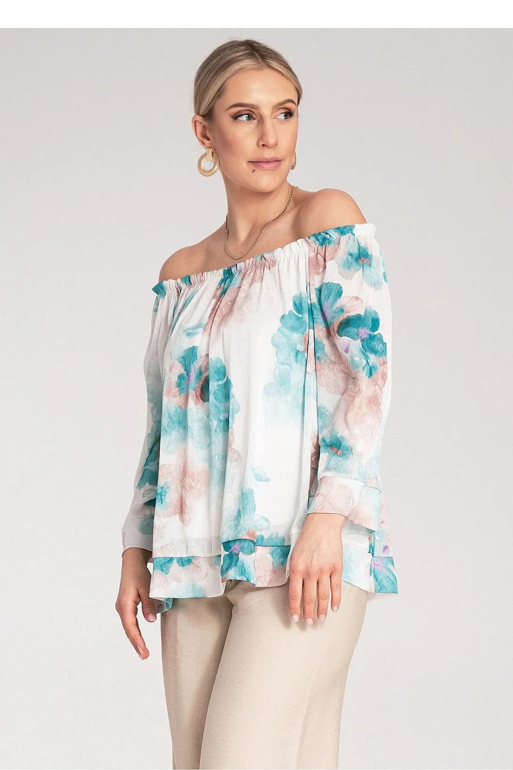 Women Blouse – Lightweight – Three-Quarter Sleeve