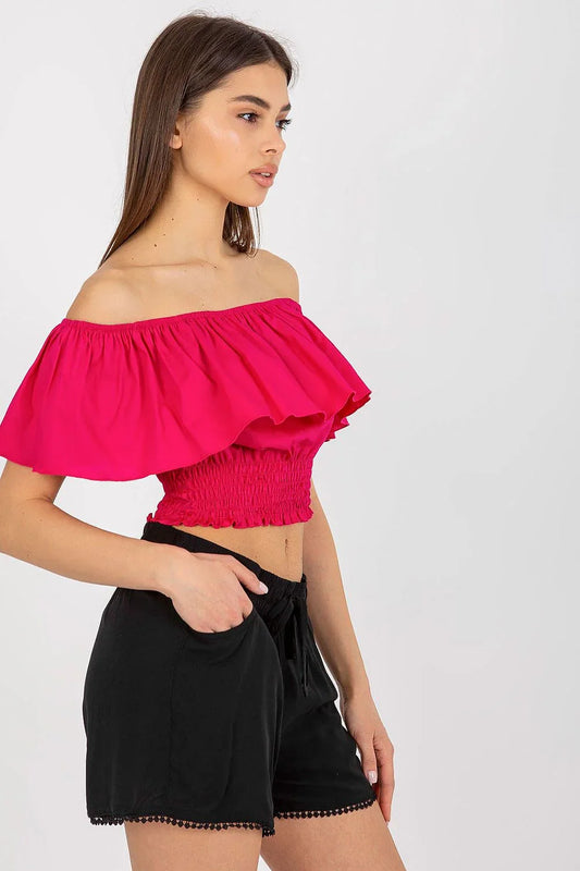 Women Blouse – Stretchable – Sleeveless - Pink -Guocali