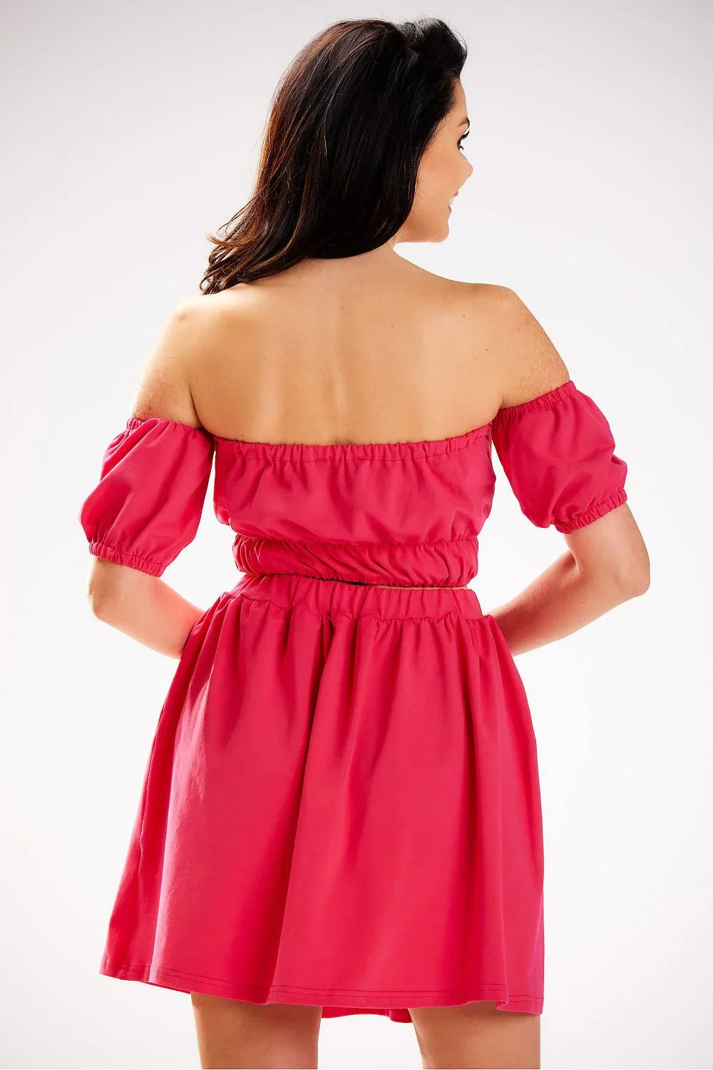 Women Blouse – Stretchable – Three-Quarter Sleeve - Pink -Guocali