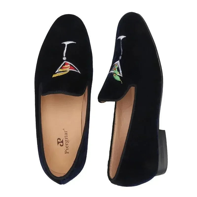 Women Casual Smoking Loafers - Slip-On Flat Shoes
