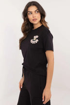 Women Crew-Neck Short-Sleeves T-Shirt – Breathable, Multicolor