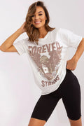Women Crew-Neck Short-Sleeves T-Shirt – Breathable, Bronze
