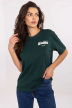 Women Crew-Neck Short-Sleeves T-Shirt – Breathable, White