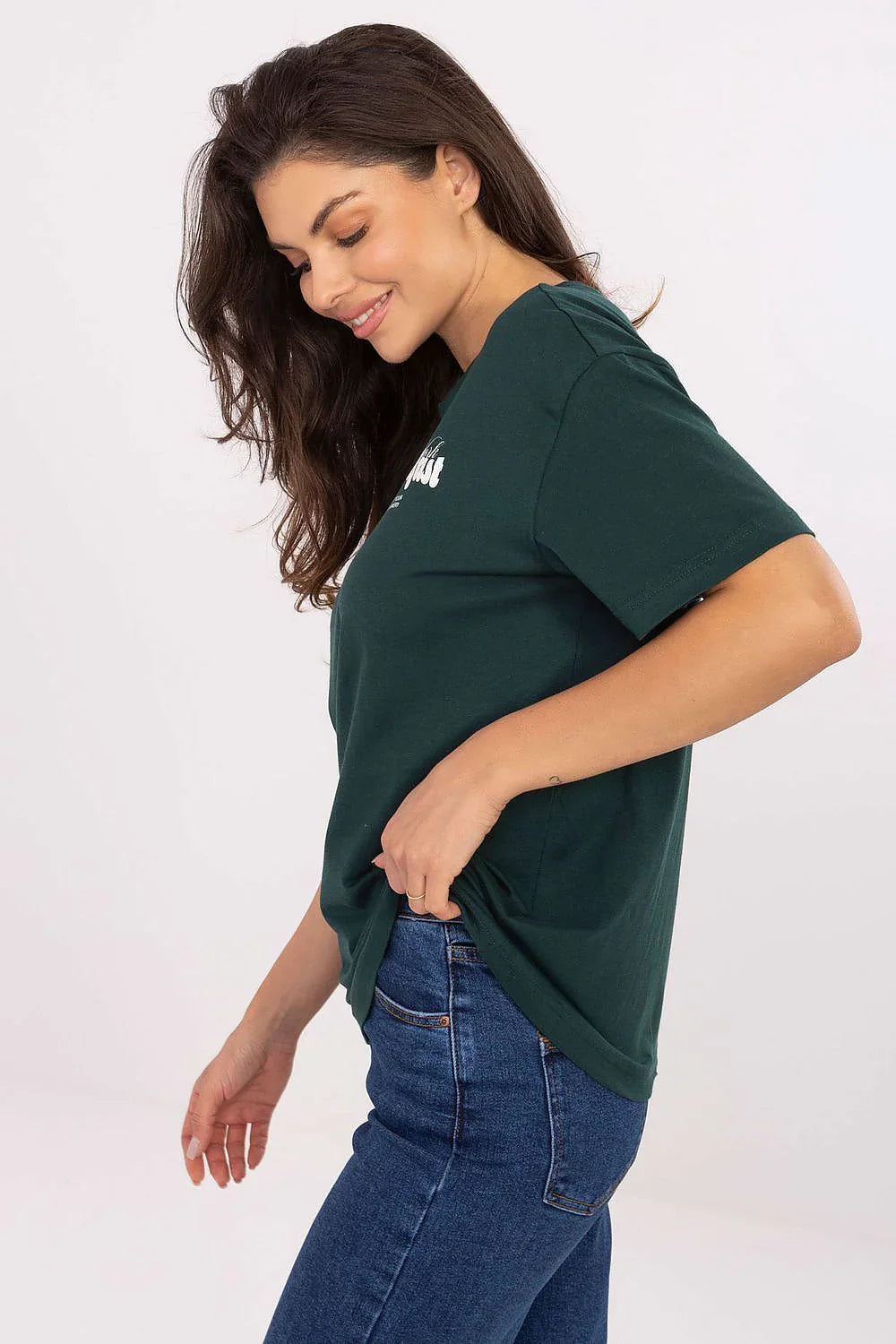 Women Crew-Neck Short-Sleeves T-Shirt – Breathable, White