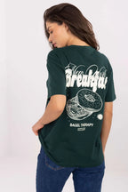 Women Crew-Neck Short-Sleeves T-Shirt – Breathable, White