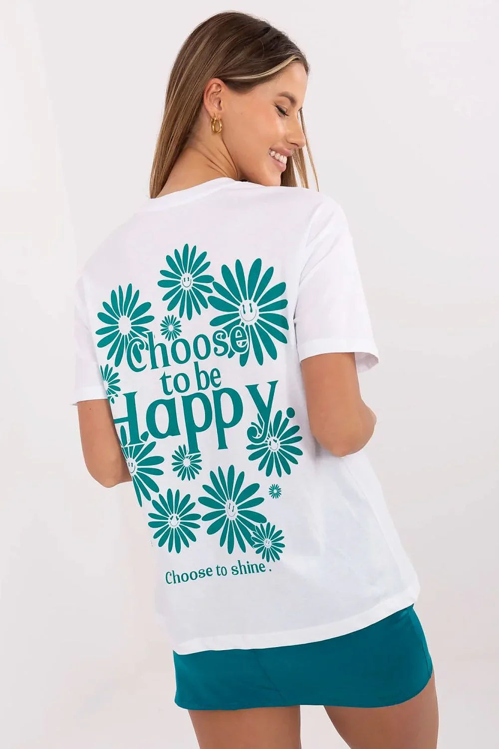 Women Crew-Neck Short-Sleeves T-Shirt – Breathable - White -Guocali