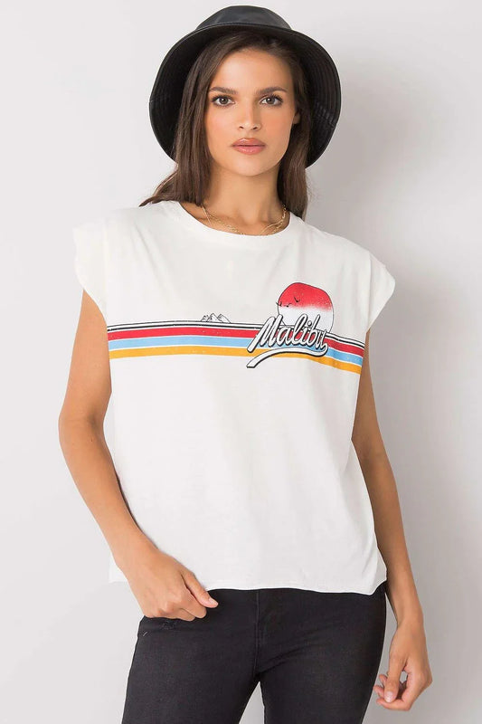 Women Crew-Neck Short-Sleeves T-Shirt – Breathable - White, Red, Yellow, Orange, Blue, Black -Guocali
