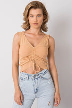 Women Knit Top – V-Neck Knit Top -Guocali