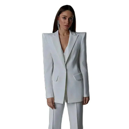Women Pant Suit - 2-Piece Trouser Suit -Guocali