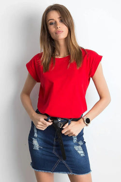 Women Round-Neck Short-Sleeves T-Shirt – Stretchable - Guocali
