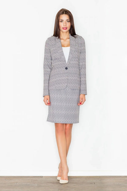 Women's Blazer - Lightweight - 1-Button - Multicolor -Guocali