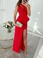 Women's Off-Shoulder Party Dress -Guocali