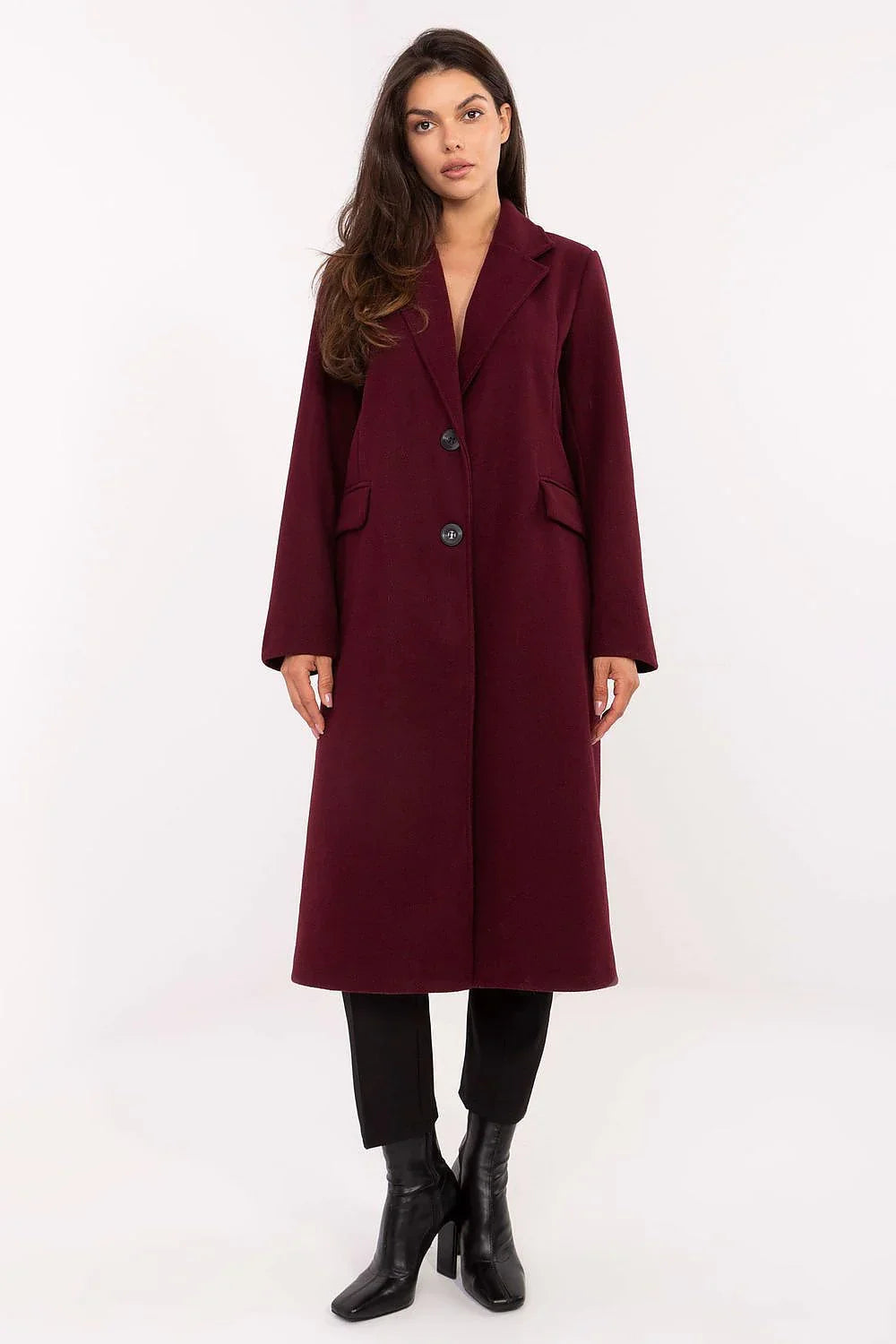 Women's Overcoat - Lightweight Elegant Minimalist