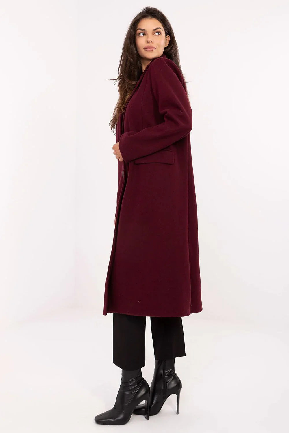 Women's Overcoat - Lightweight Elegant Minimalist